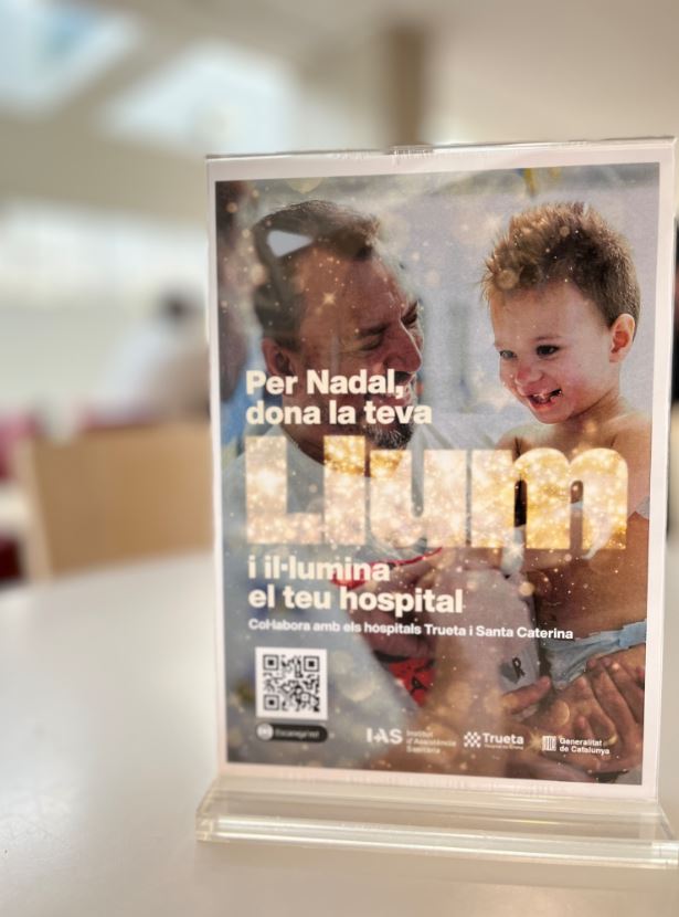 Els hospitals Trueta i Santa Caterina posen en marxa una nova edició de la campanya de Nadal “Dona la teva llum”