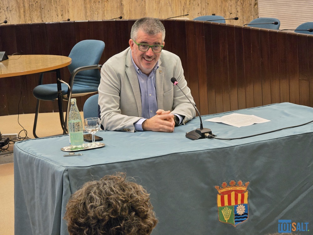 adéu d'en Jordi Viñas alcalde de Salt