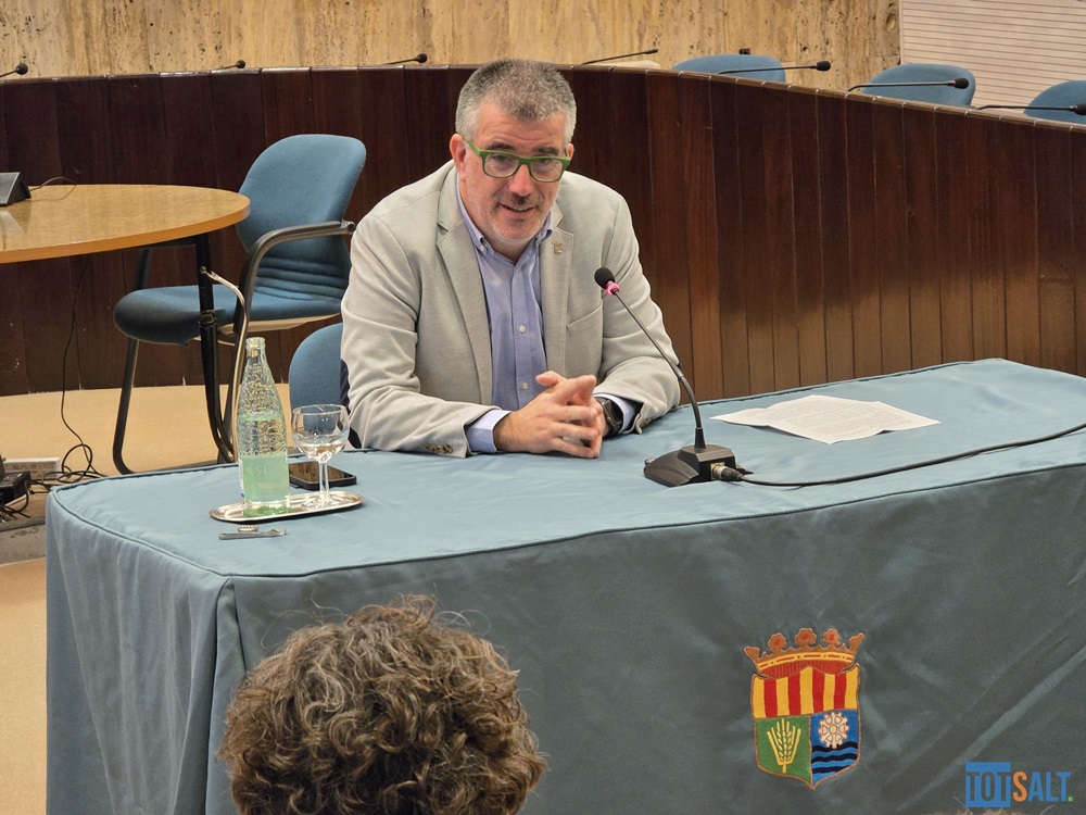 adéu d'en Jordi Viñas alcalde de Salt