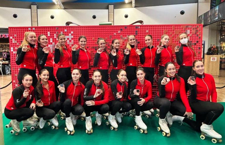 Les patinadores del CPA Girona col·laboren en la campanya solidària de Nadal de l’Espai Gironès