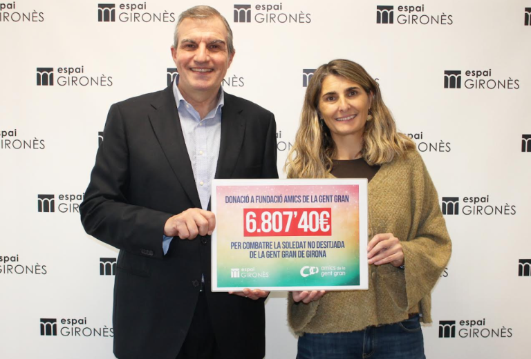 L’Espai Gironès recapta més de 6.800 euros per combatre la soledat de la gent gran