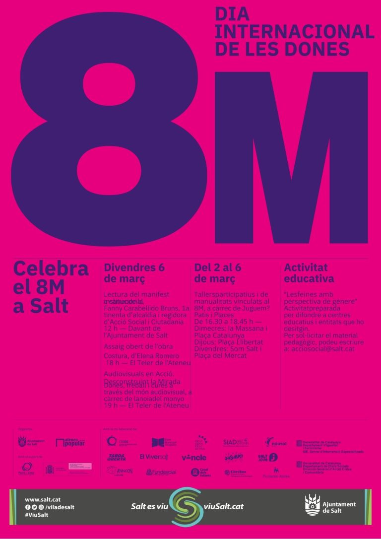 Dia Internacional de les dones 8M a Salt