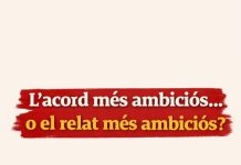 L’acord més ambiciós… o el relat més ambiciós? acord educacio o relat