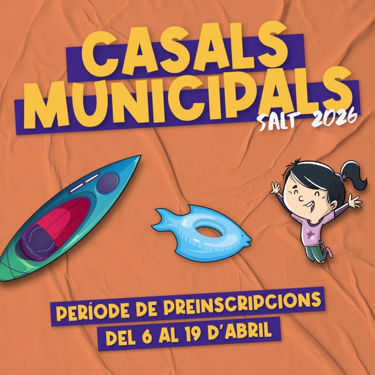 Salt obre 600 places als casals municipals d’estiu 2026 Salt obre 600 places als casals municipals d’estiu 2026