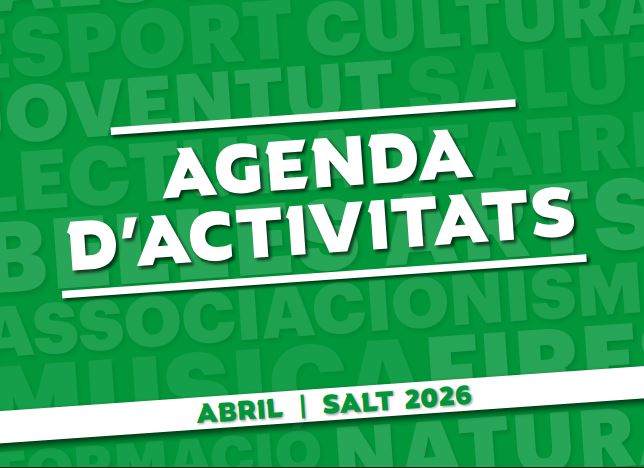 Agenda d’abril Salt 2026 Agenda d’abril Salt 2026