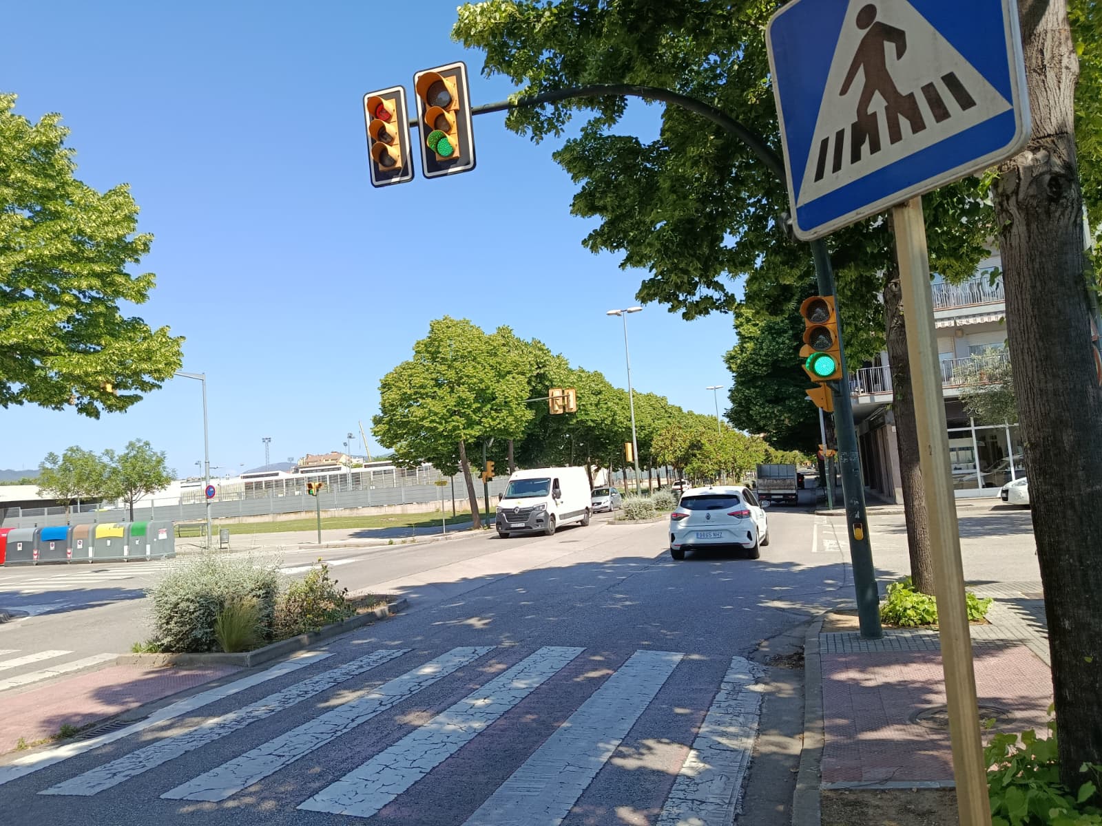Dilluns s’inicien les obres del nou carril bici al passeig Marquès de Camps de Salt