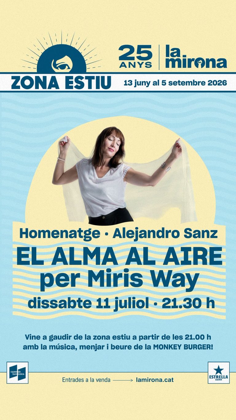 La música d’Alejandro Sanz sonarà a La Mirona