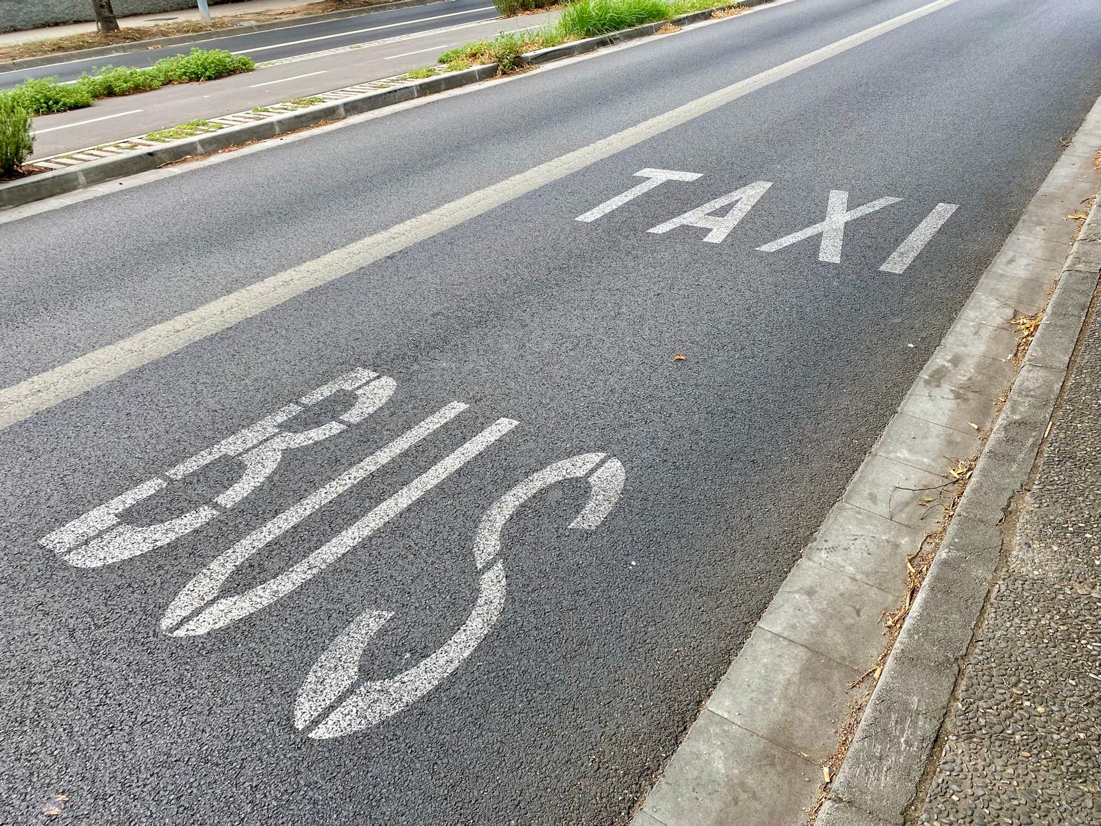 110 conductors multats per circular pel carril bus del BRCAT 