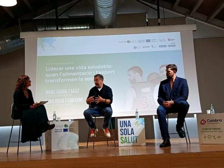 Joan Roca i Marc Gasol participen a Salt en una jornada sobre salut i benestar